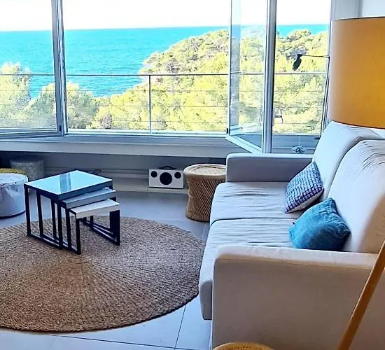 Superbe Appartement Vue Mer - Plage, Piscine Et Tennis Prive